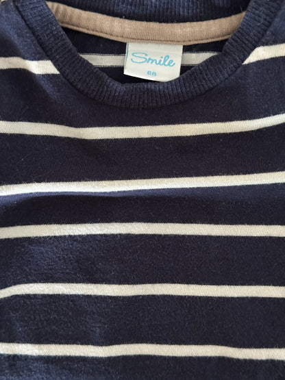 Pullover gestreift Gr. 68