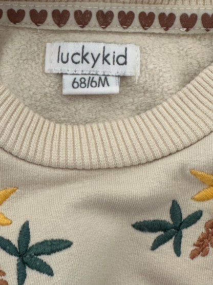 Pullover mit Blumen Gr. 68