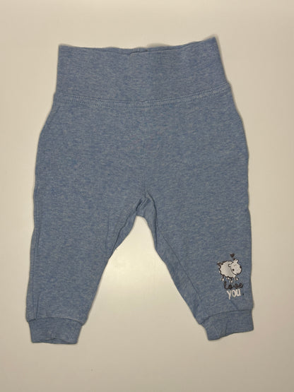 Lange Hose mit Schäfchen Gr. 62