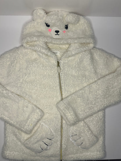 Flauschige Jacke Gr. 134/140