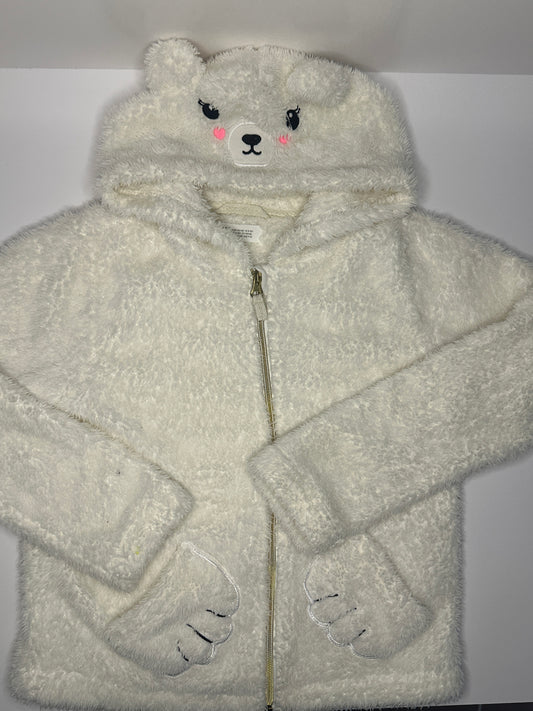 Flauschige Jacke Gr. 134/140