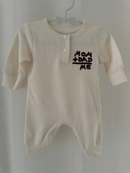 Strampler Mama Papa Gr. 56