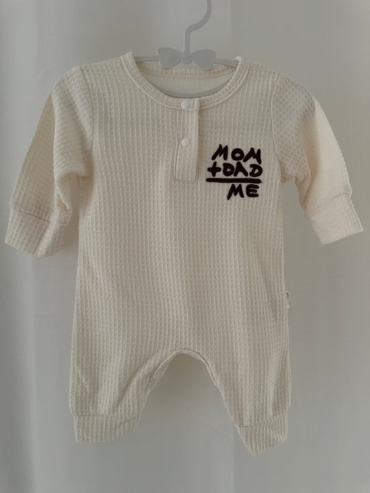 Strampler Mama Papa Gr. 56