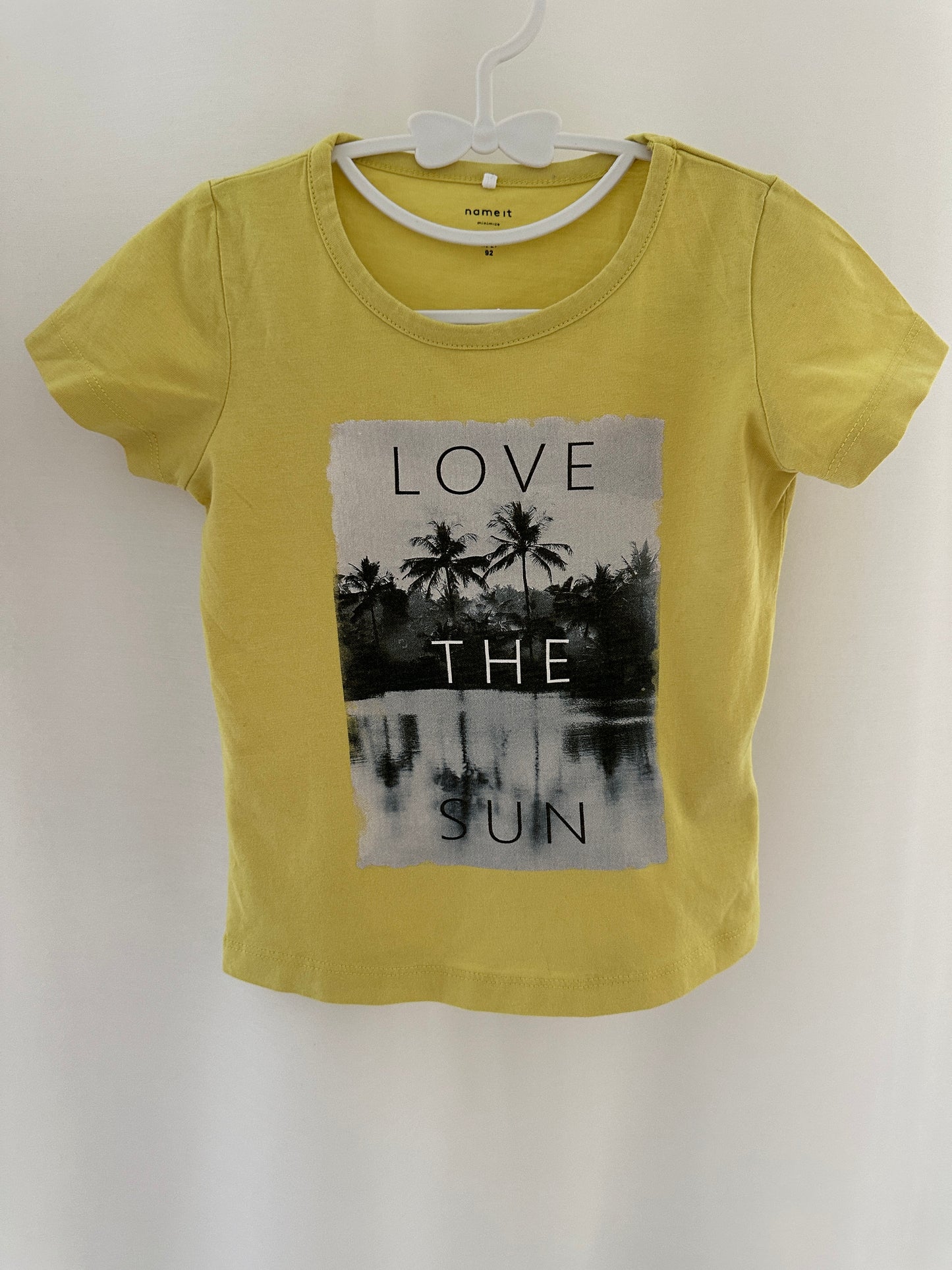 T-Shirt gelb "Love the sun" Gr. 92