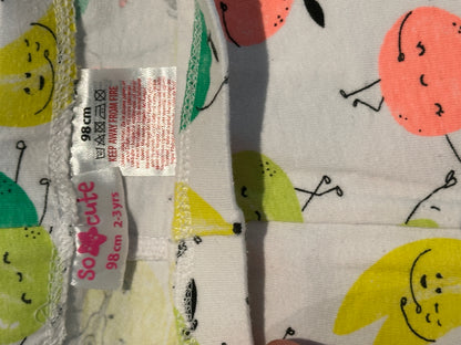 Hose mit Früchten Gr. 98