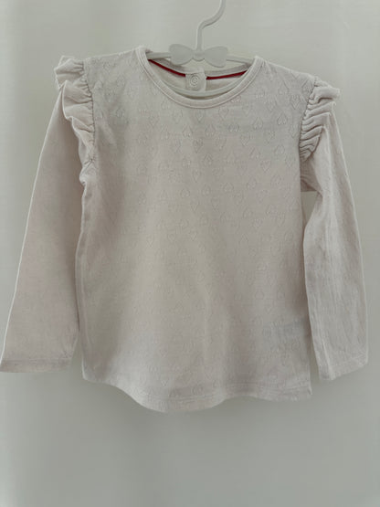 Pullover mit Herzen Gr. 98