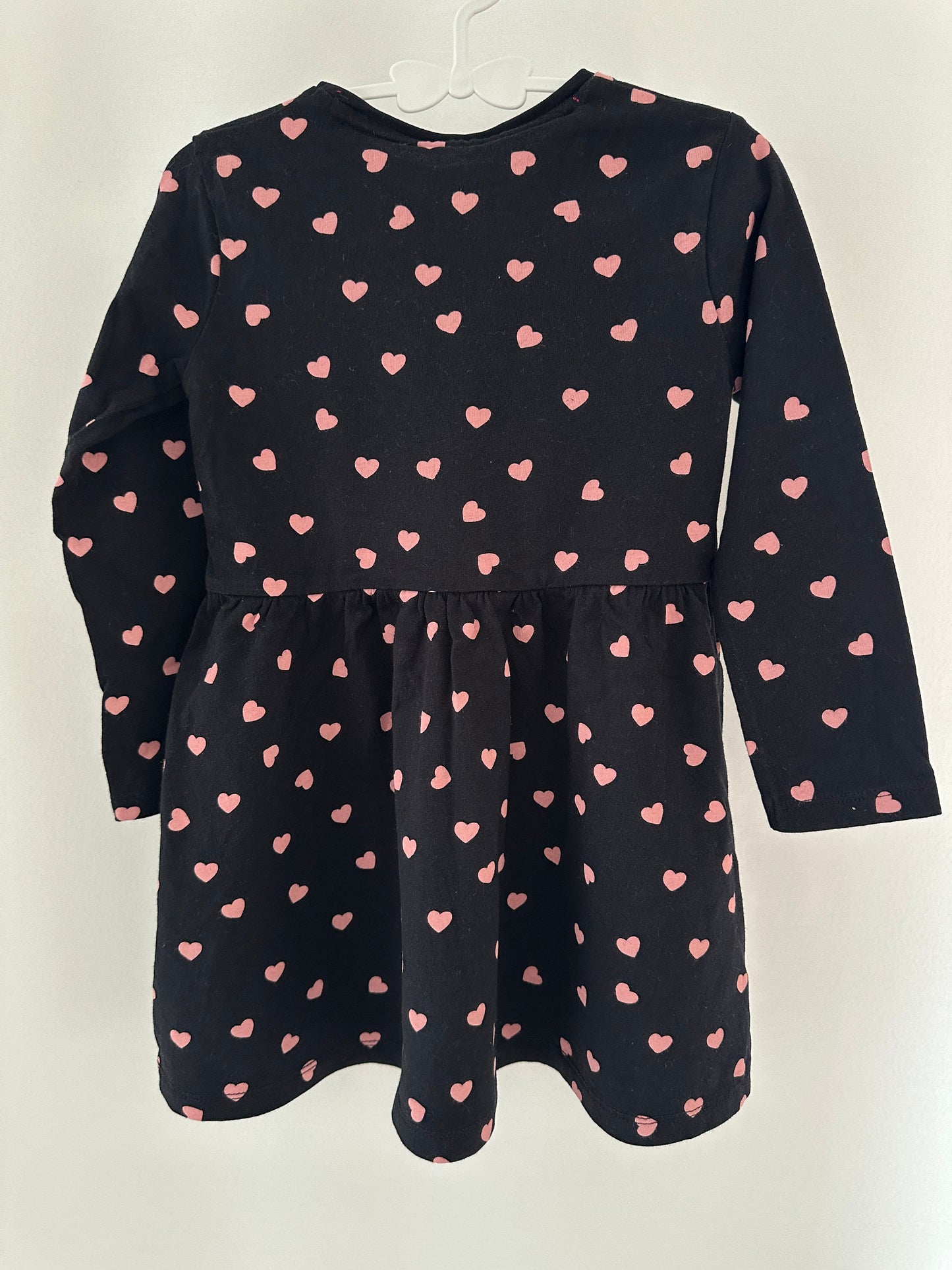 Kleid Mickey & Minnie mit rosa Herzen Gr. 98