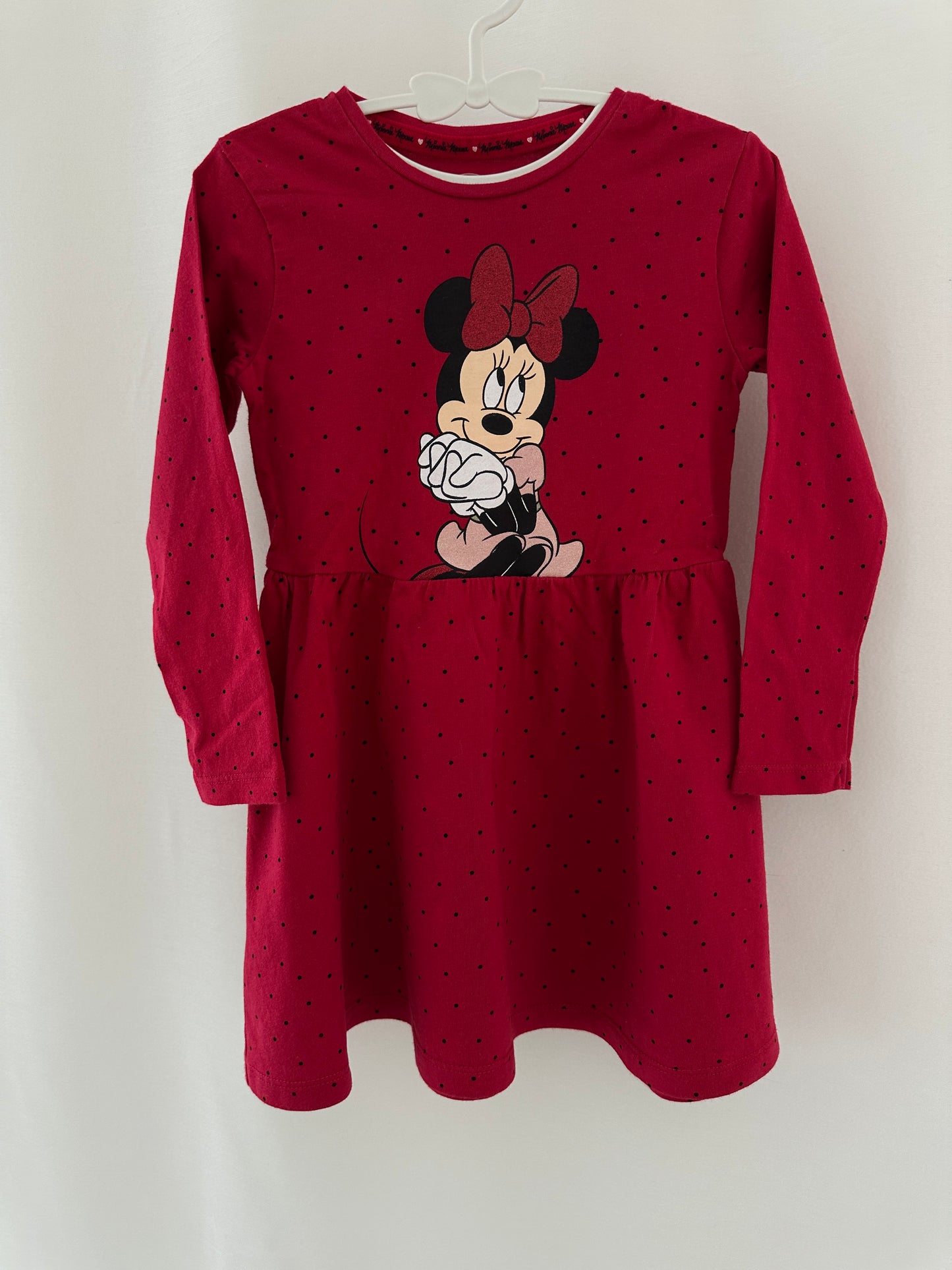 Kleid Minnie Mouse mit schwarzen Punkten Gr. 98 | Secondhand | MiniMoments