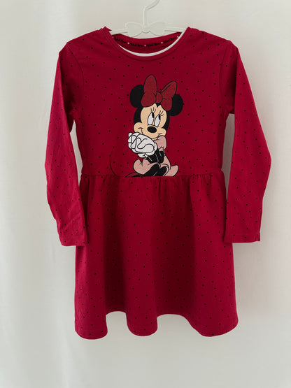 Kleid Minnie Mouse mit schwarzen Punkten Gr. 98 | Secondhand | MiniMoments