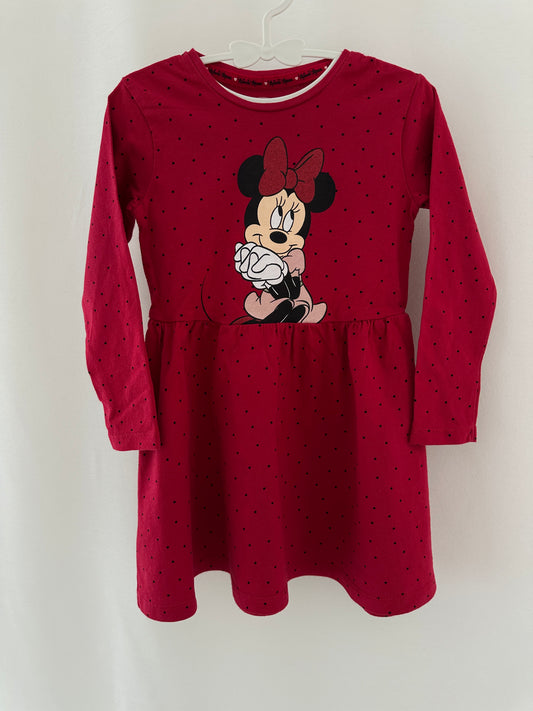 Kleid Minnie Mouse mit schwarzen Punkten Gr. 98 | Secondhand | MiniMoments
