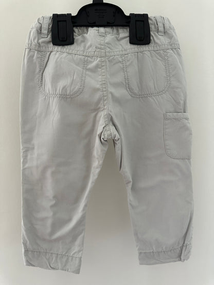 Hose lang (gefüttert) mit Schmetterlingen Gr. 86