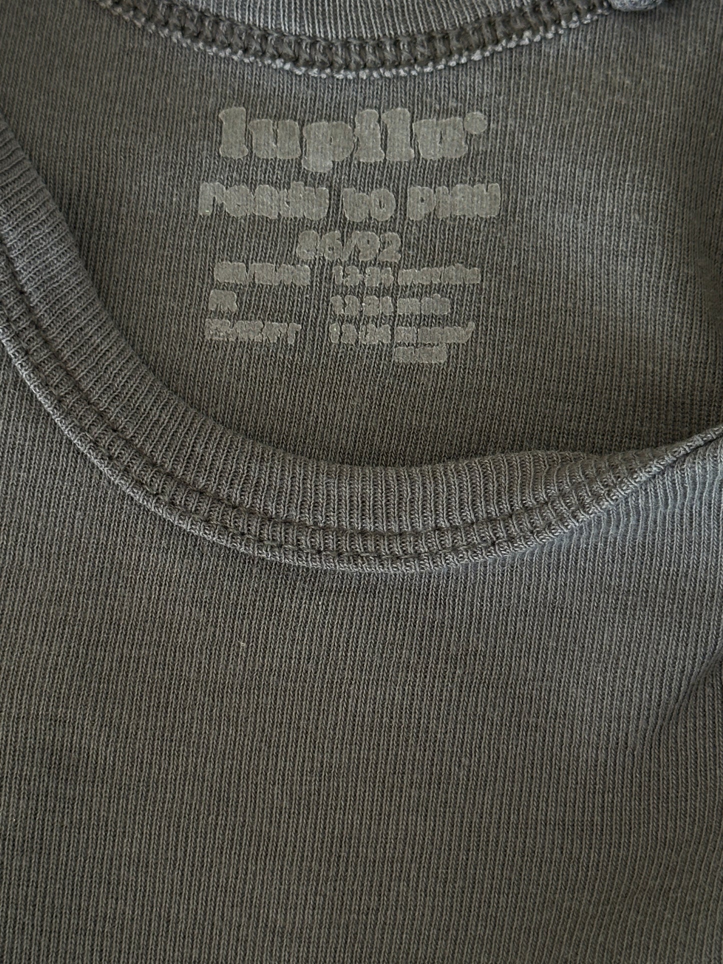 Kurzarmbody "always hungry" Gr. 86/92