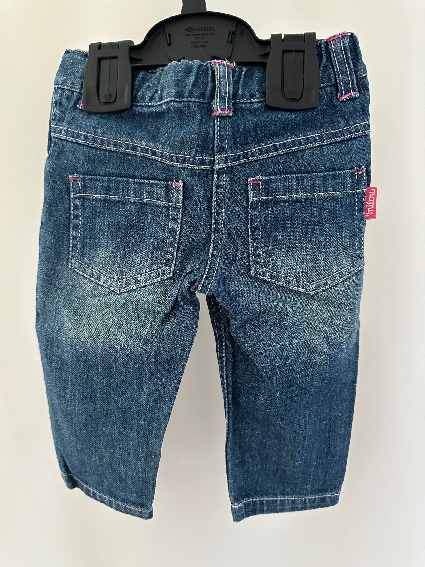 Jeanshose lang mit Herz Gr. 74