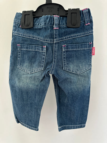 Jeanshose lang mit Herz Gr. 74