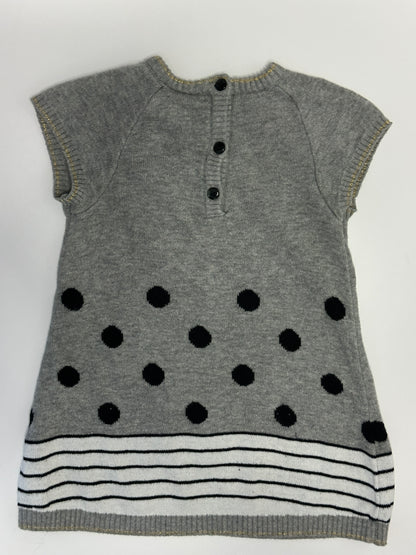 Minnie Mouse Baby Kleid grau Gr. 71 (9M)