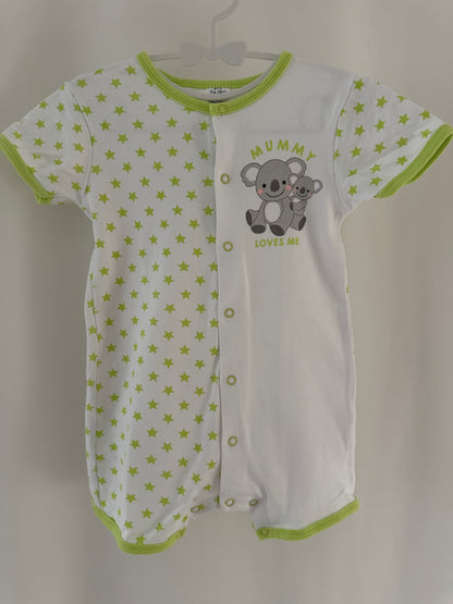 Pyjama Kurzarm mit Koala Gr. 74/80