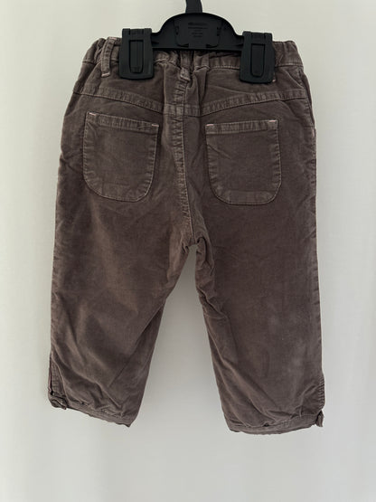 Hose lang, gefüttert mit Blumen Gr. 86