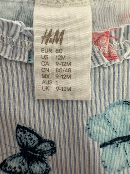 T-Shirt Schmetterlinge Gr. 80