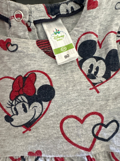 Kleid kurzarm Mickey Mouse Gr. 80