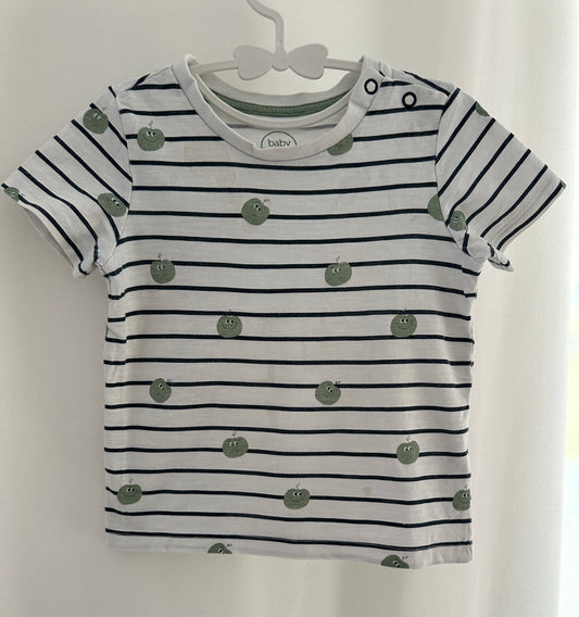 T-Shirt mit Äpfel Gr. 92