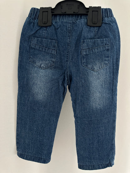 Lange Hose mit Elastbund Gr. 74