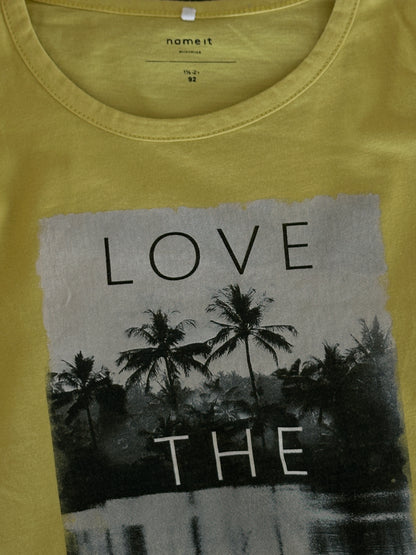 T-Shirt gelb "Love the sun" Gr. 92