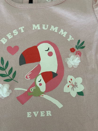 T-Shirt Papagei Gr. 62