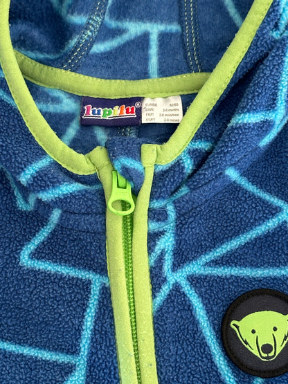 Kuschliger Overall mit umklappbaren Füssen Gr. 62/68