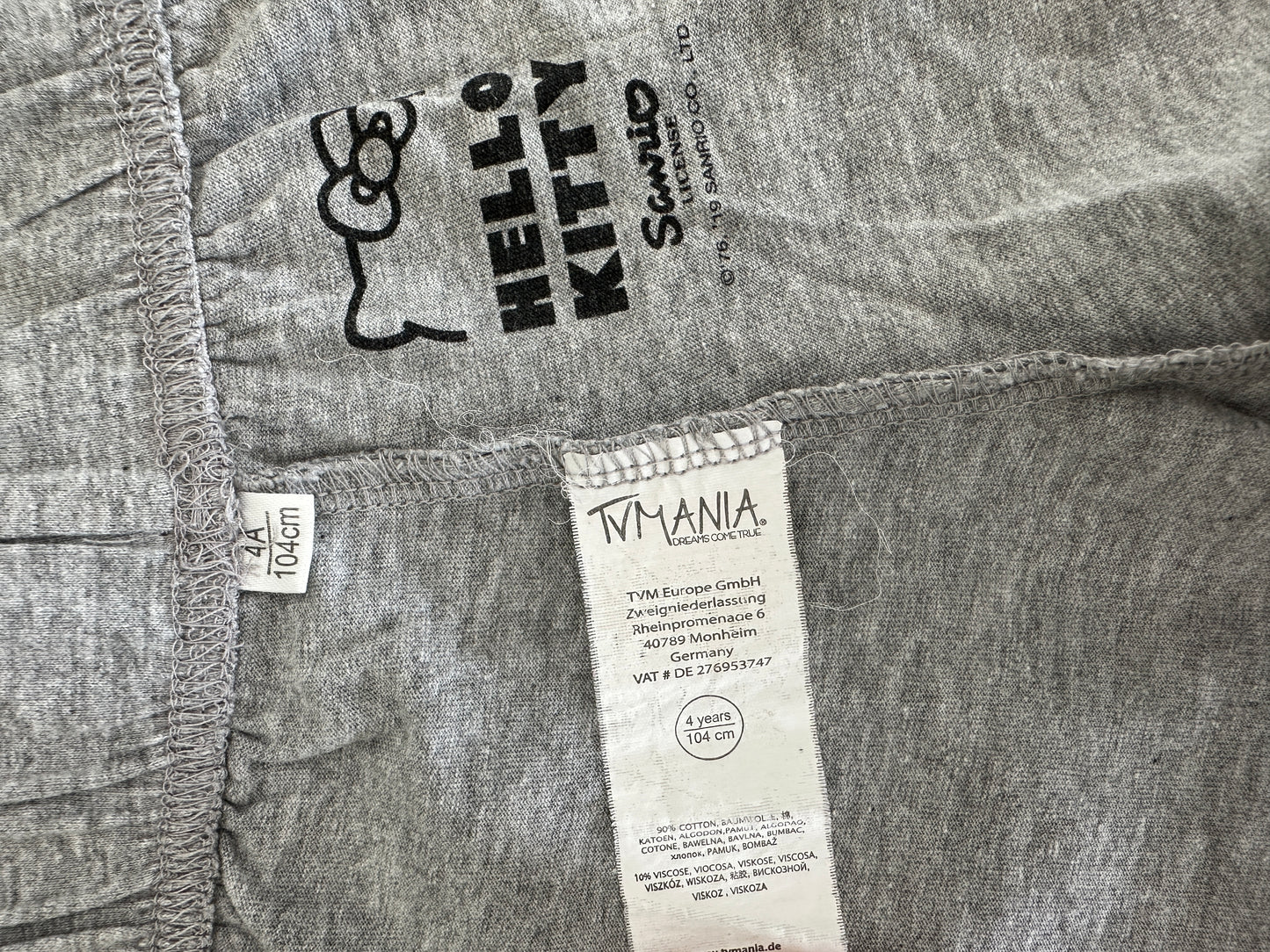 Shorts in Grau Gr. 104