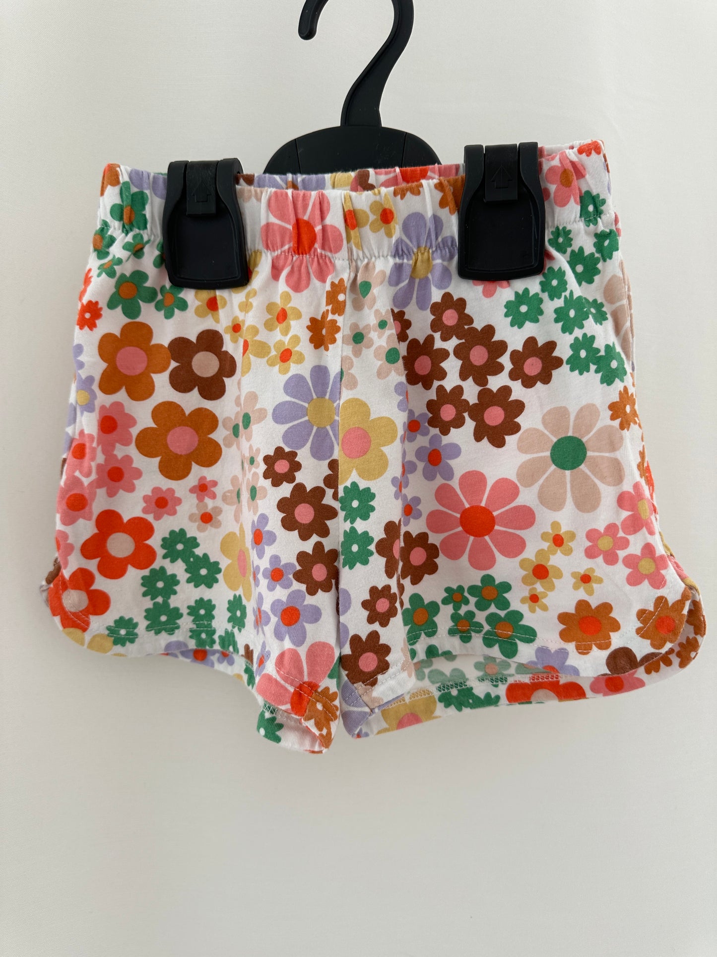 Top & Hose Set mit farbigen Blumen Gr. 98/104