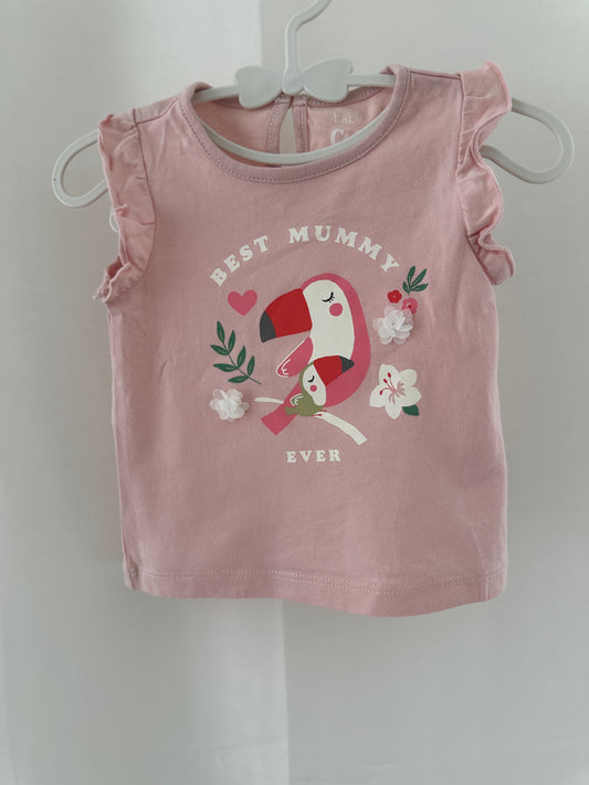 T-Shirt Papagei Gr. 62