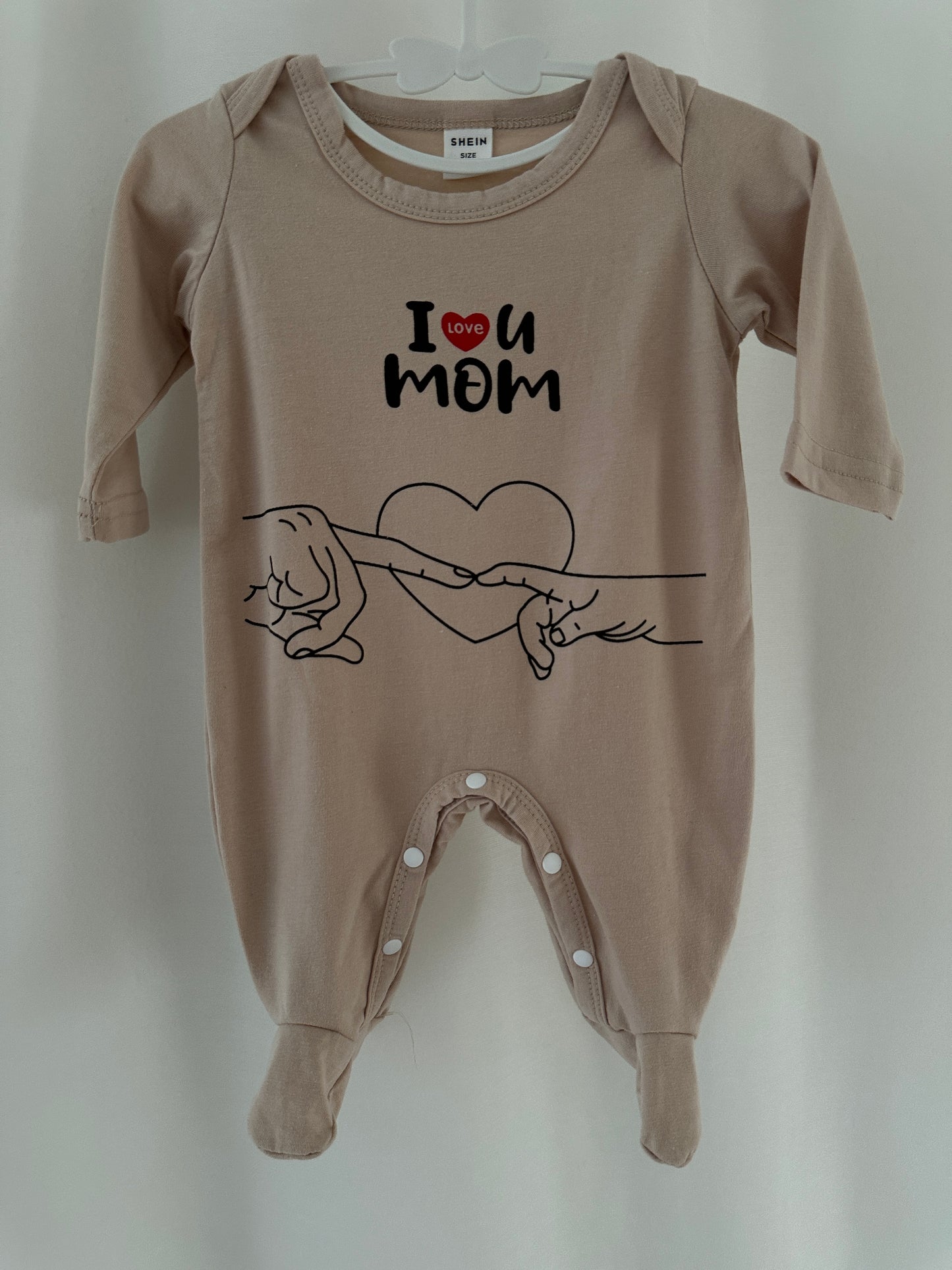 Strampler mit Knöpfen Gr. 56