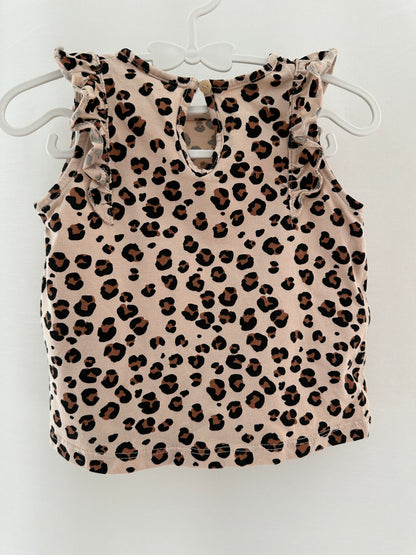 Top & Hose Set im Leopardenmuster Gr. 74