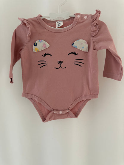 Langarmbody und lange Hose Set Gr. 62/68