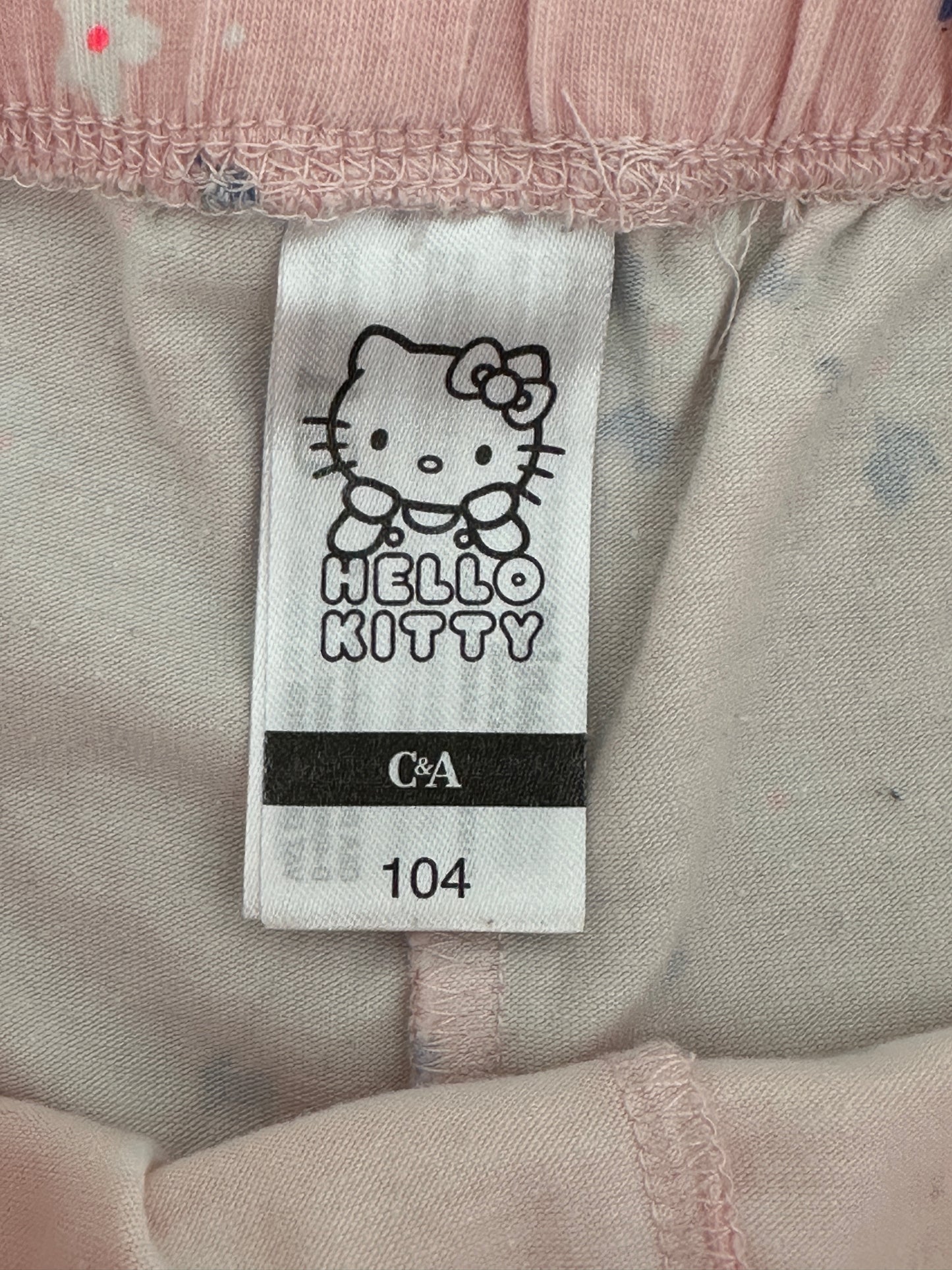 Shorts Hello Kitty mit Blümchen Gr. 104