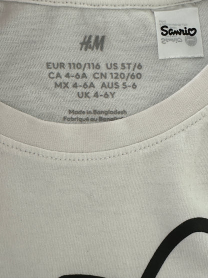 T-Shirt Hello Kitty weiss Gr. 110/116