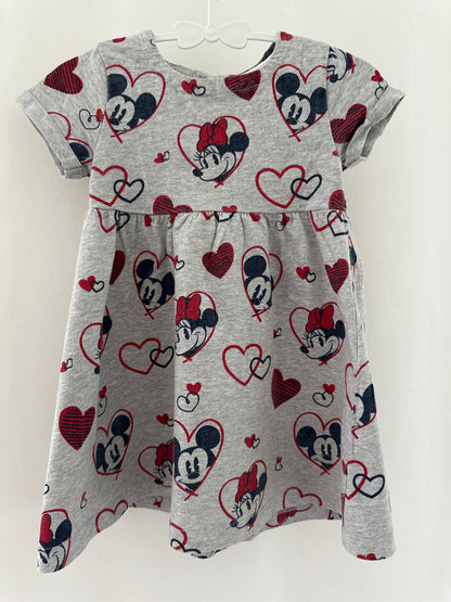 Kleid kurzarm Mickey Mouse Gr. 80