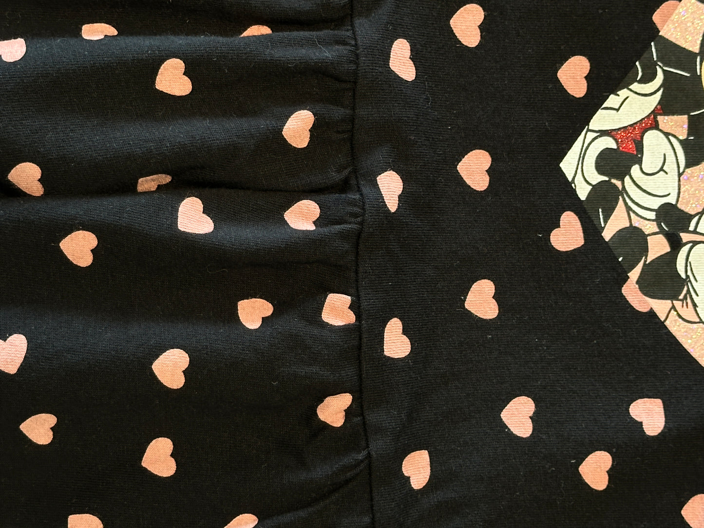 Kleid Mickey & Minnie mit rosa Herzen Gr. 98