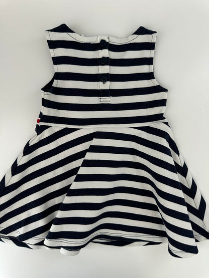Baby Kleid Streifen Schleife Gr. 86