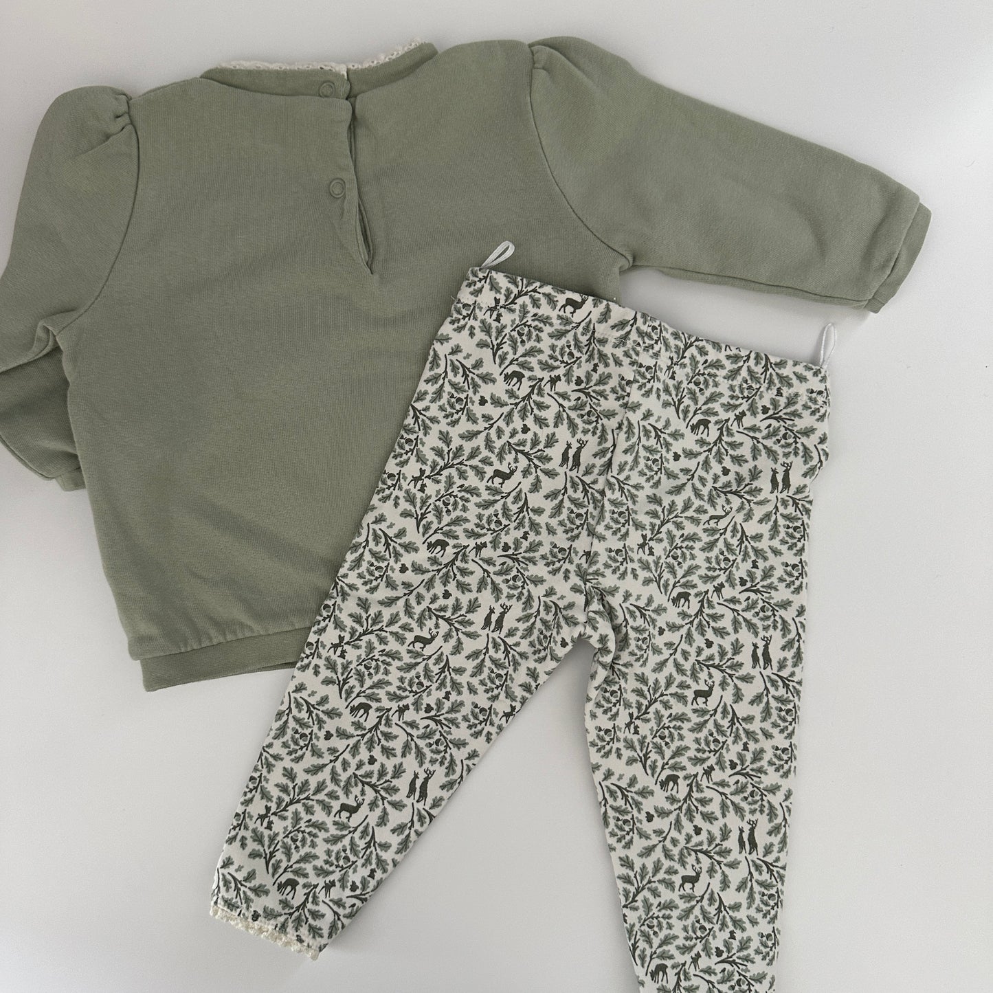 Baby Set Bambi Grün Gr. 80