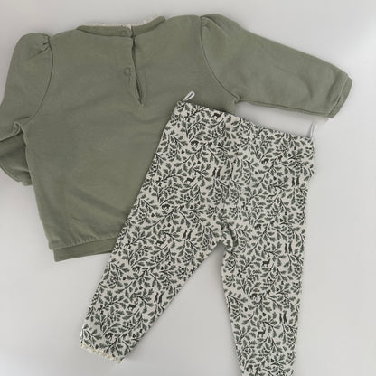 Baby Set Bambi Grün Gr. 80