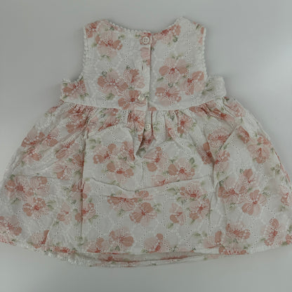 Baby Kleid Blumen Spitze Gr. 68