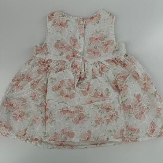 Baby Kleid Blumen Spitze Gr. 68