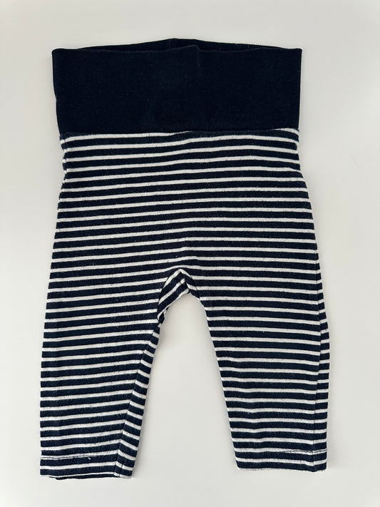 Baby Leggings Gestreift Dunkelblau Gr. 68