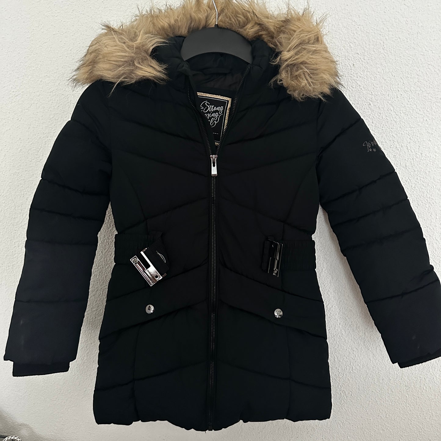 Winterjacke mit Fell Gr. 128