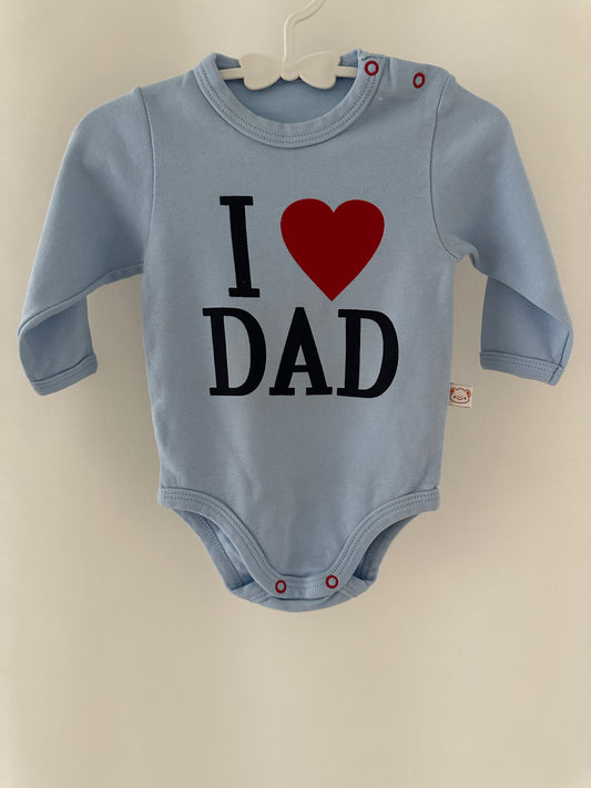 Langarmbody "I love Dad"