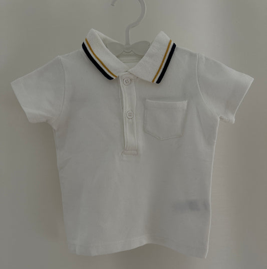 T-Shirt mit Kragen / Poloshirt Gr. 74