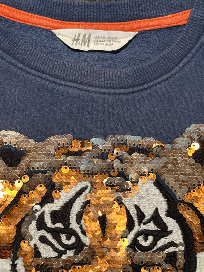 Pullover mit Pailletten Gr. 104