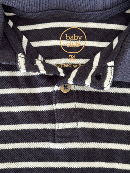 T-Shirt mit Kragen / Poloshirt Gr. 74