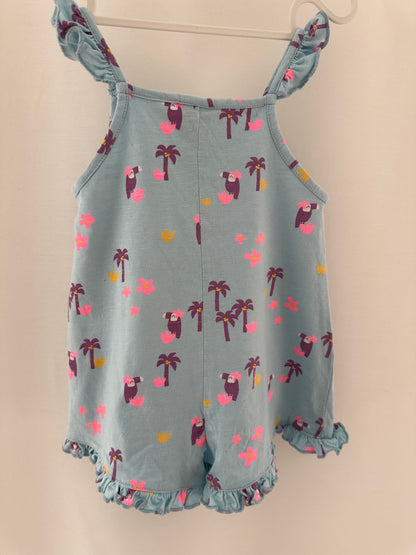 Einteiler mit kurzen Hosen Gr. 74/80